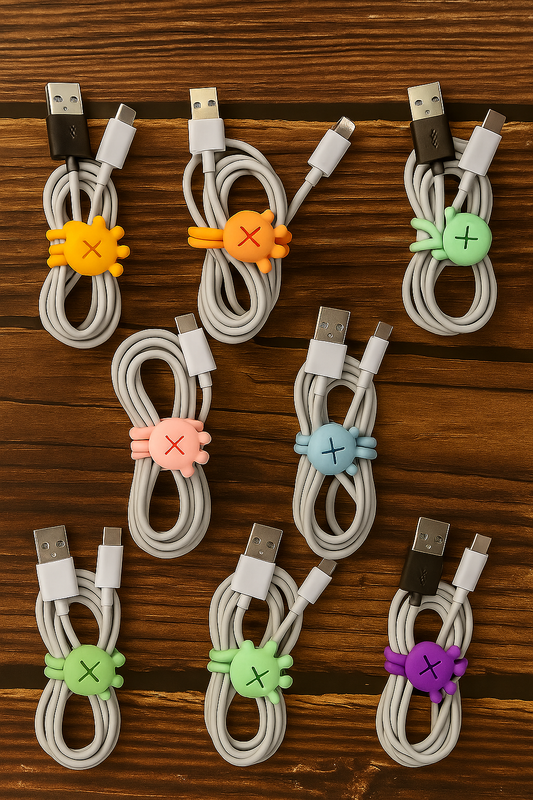 Cable Holder with Strong Magnetic Function (5 Pieces)