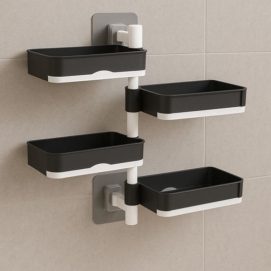 4 - Tier Bathroom Shelf for Wall Mounting